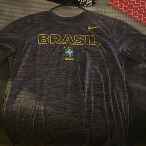 Nike Team Brasil Soccer Shirt Size XL WORLD CUP